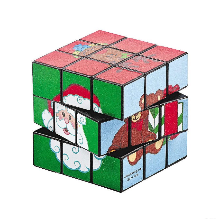 Toy Assortments * | Coupon Christmas Friends Puzzle Cubes 12 Pc.