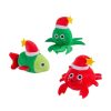 Plush Toys * | Best Deal Mini Christmas Under The Sea Stuffed Animals 12 Pc.