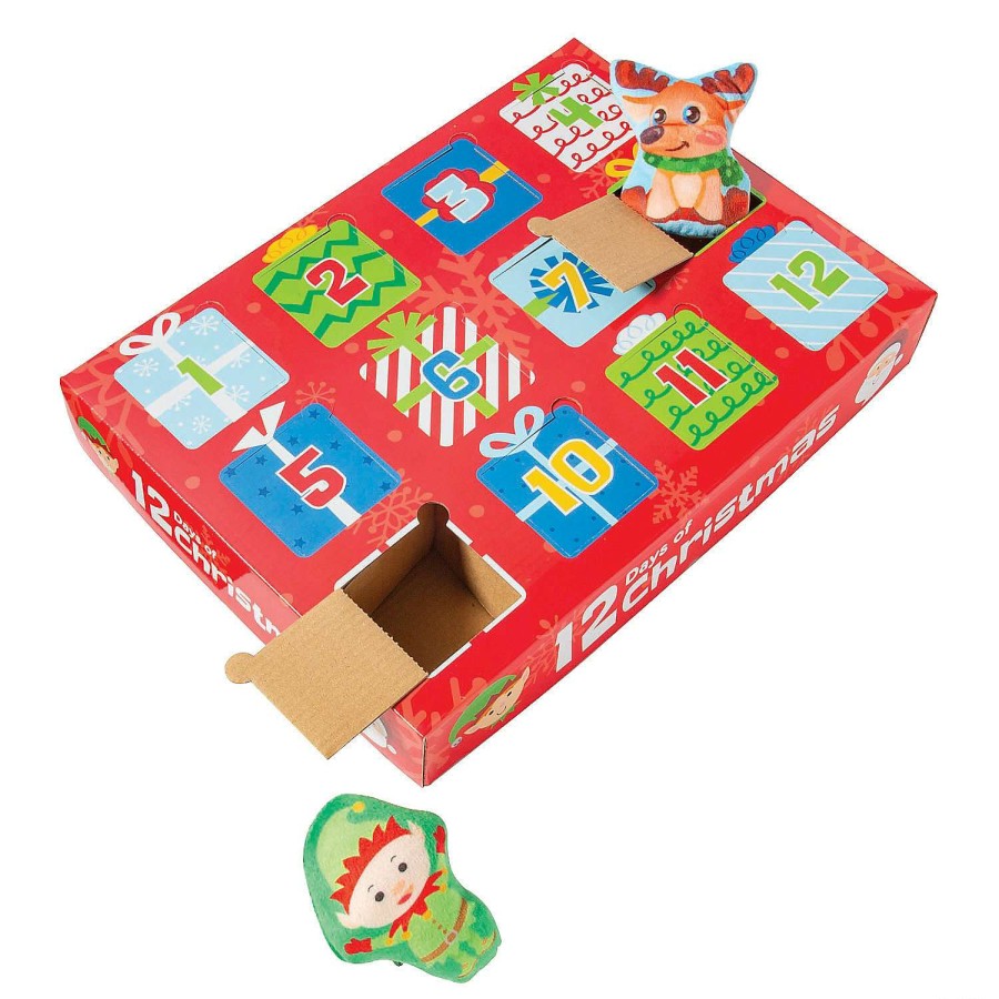 Plush Toys * | Best Pirce 12 Days Of Christmas Plush Gift Box Set 12 Pc.