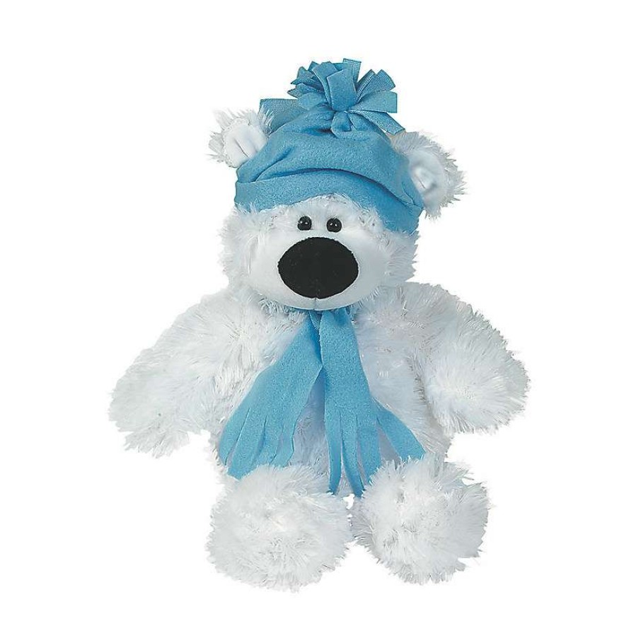 Plush Toys * | Best Pirce Holiday White Stuffed Polar Bear