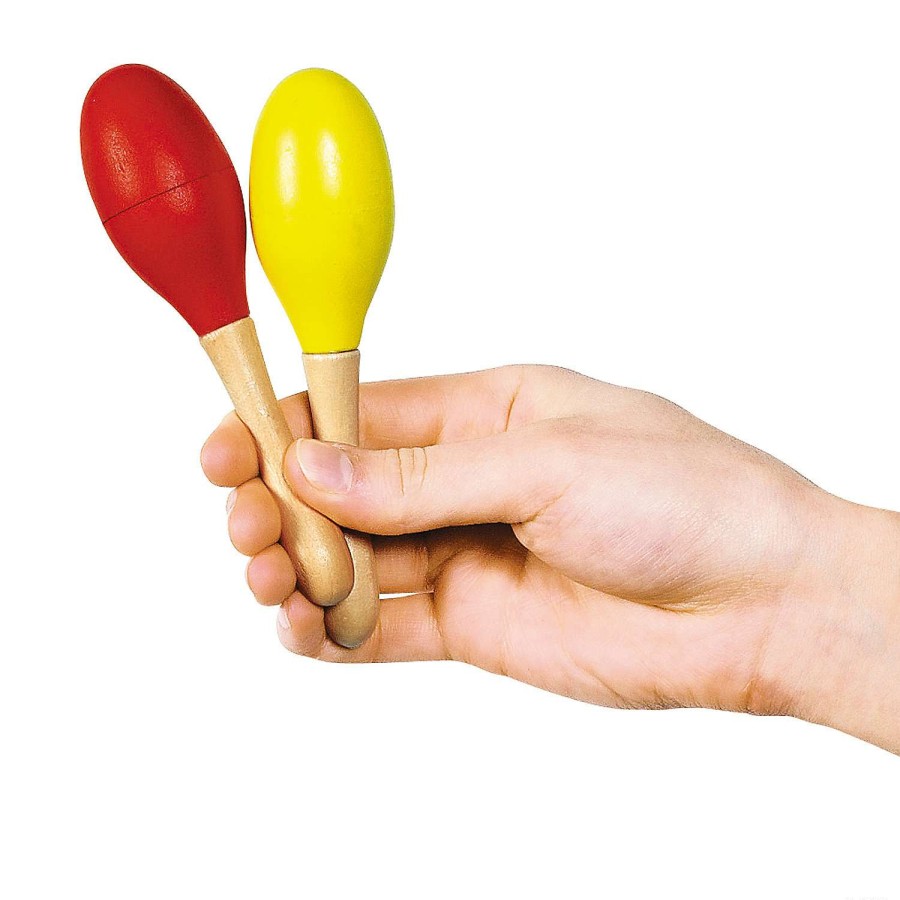 Noisemakers * | New Small Painted Maracas 12 Pc.