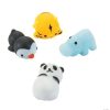 Rubber Duckies * | Buy Zoo Animal Mochi Squishies 12 Pc.