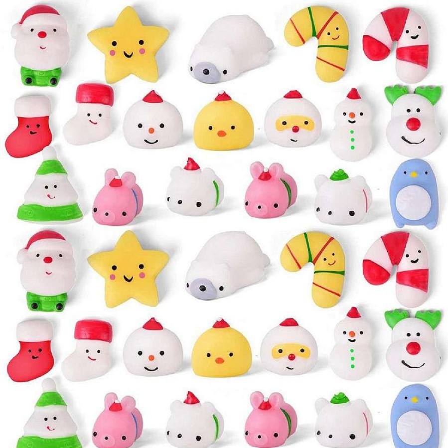 Toy Assortments * | Best Deal Popfun 36 Pcs Christmas Squishes