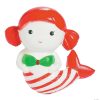 Rubber Duckies * | Best Pirce Expressions Christmas Mermaid Scented Slow-Rise Squishy