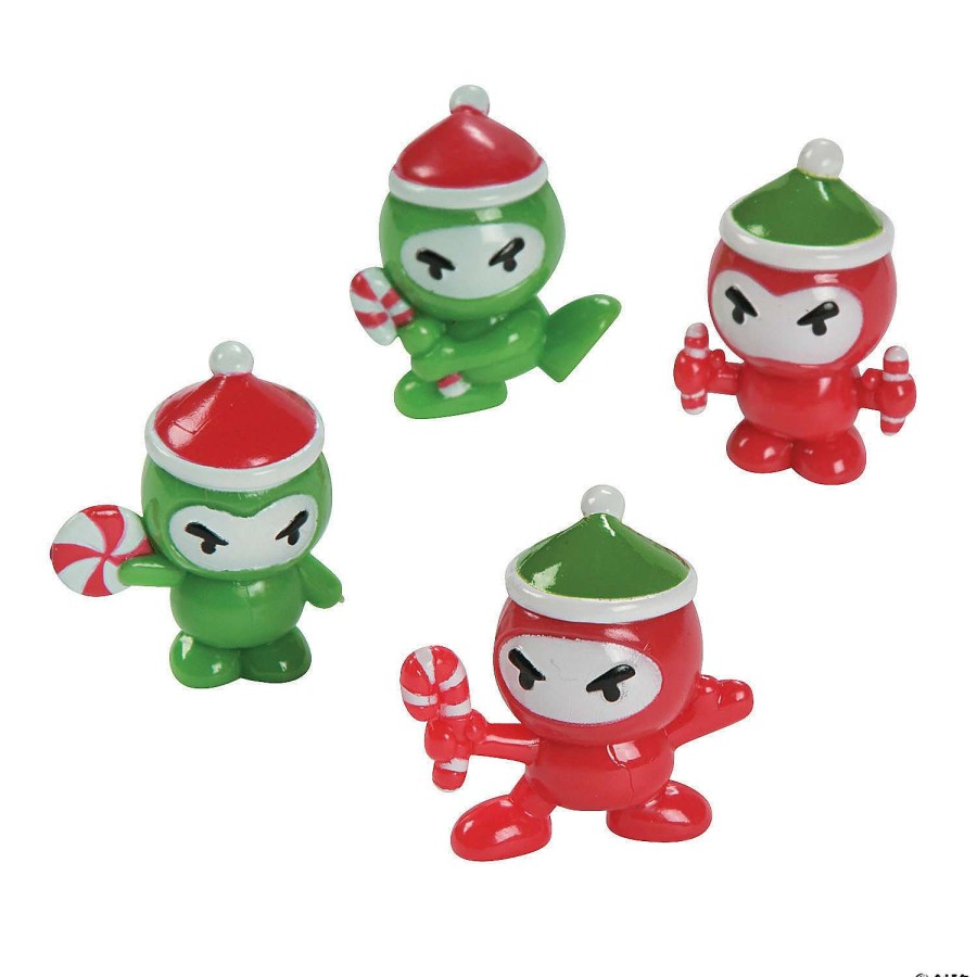 Character Toys * | Buy Christmas Ninja Toys 24 Pc.