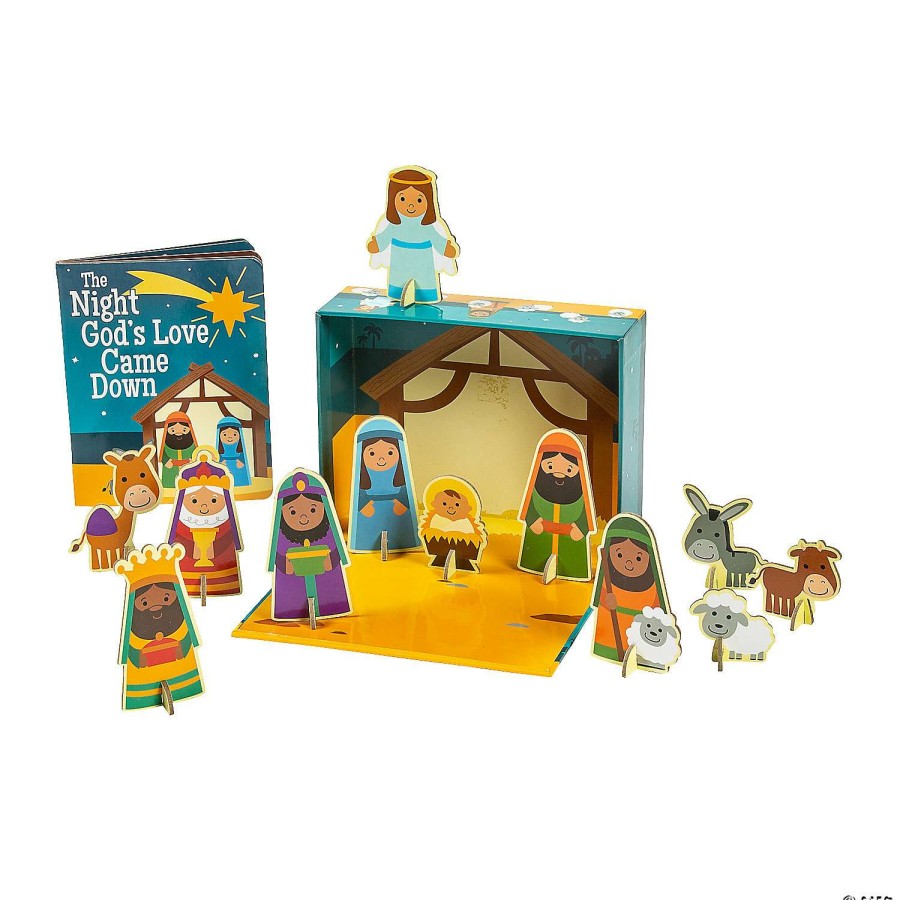 Character Toys * | Outlet Nativity In A Box 12 Pc.