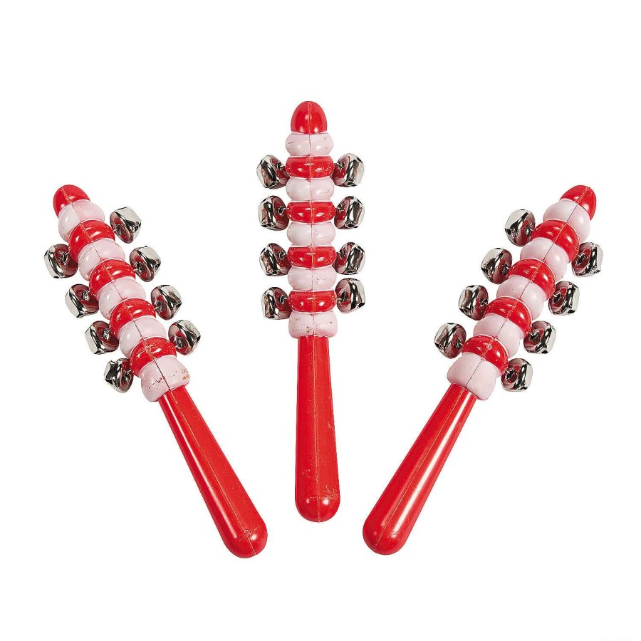 Noisemakers * | Promo Twist Pop Jingle Bell Noisemakers 12 Pc.