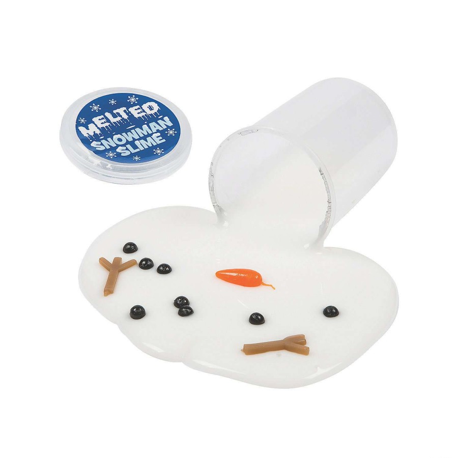 Rubber Duckies * | Budget Melted Snowman Slime 12 Pc.