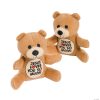 Plush Toys * | Top 10 Jesus Loves You So Much Brown Stuffed Bears 12 Pc.