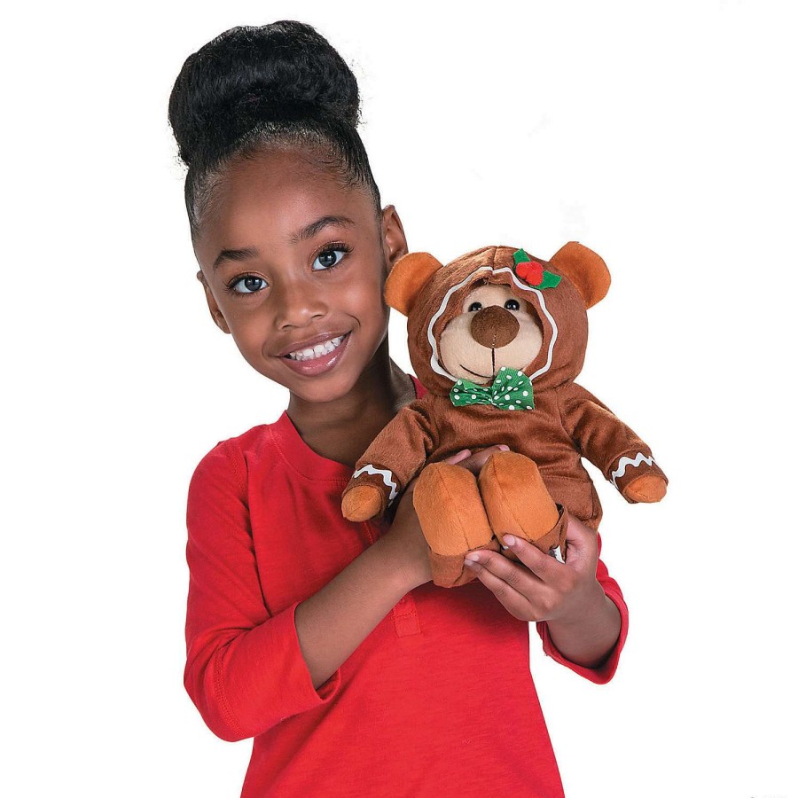 Plush Toys * | Deals Gingerbread Stuffed Bear