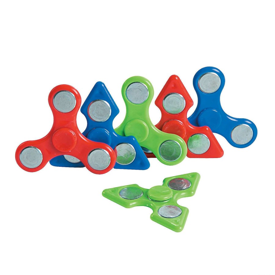 Toy Assortments * | Wholesale Mini Fidget Spinners 12 Pc.