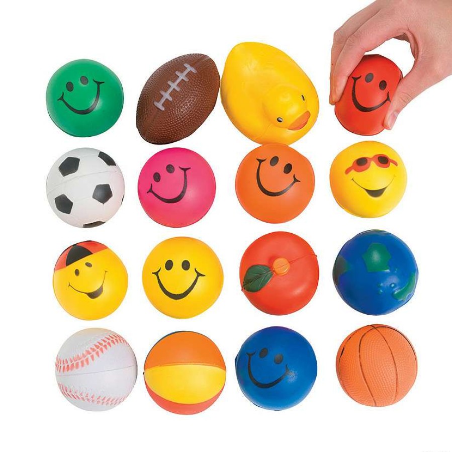 Stress Balls & Toys * | Buy Stress Balls Assortment 25 Pc.