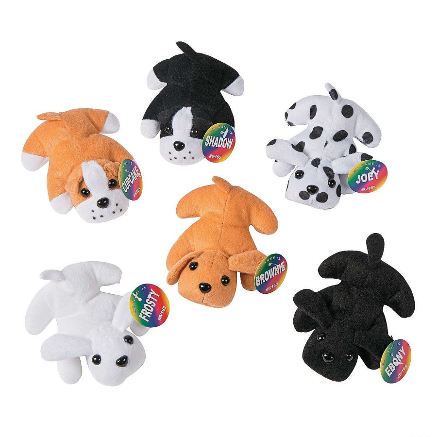 Plush Toys * | Best Deal Mini Stuffed Dogs 12 Pc.