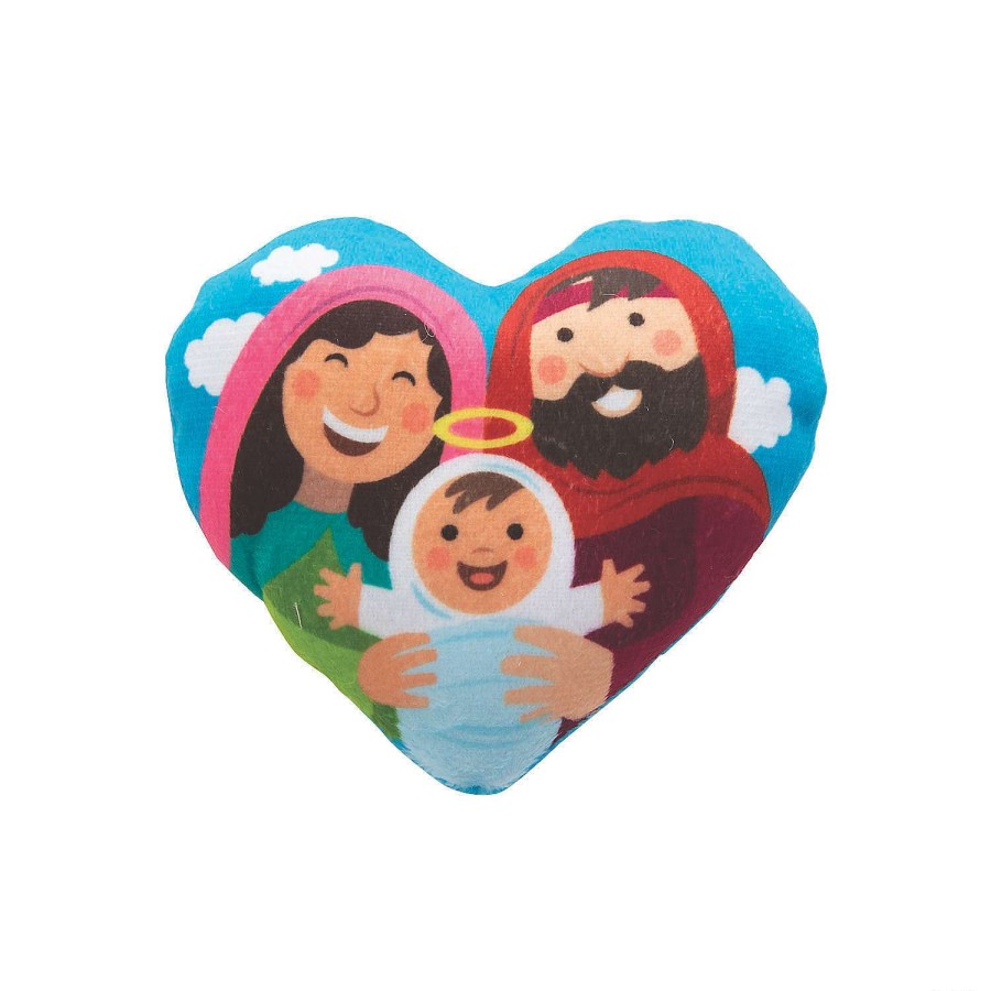 Plush Toys * | Brand New Bulk Stuffed Holy Family Hearts 50 Pc.