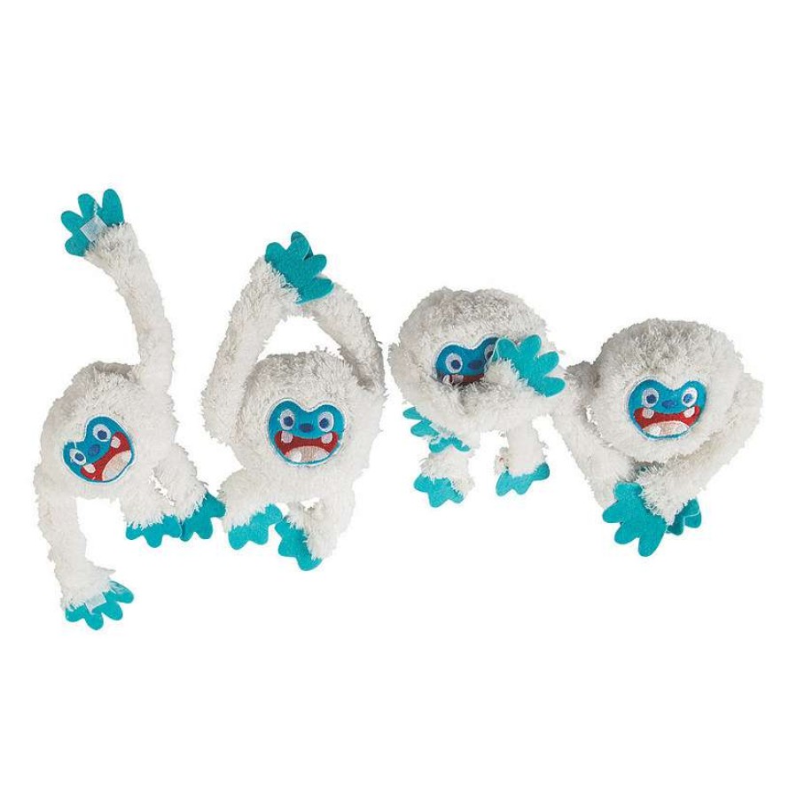 Plush Toys * | Flash Sale Long Arm Stuffed Yetis 12 Pc.