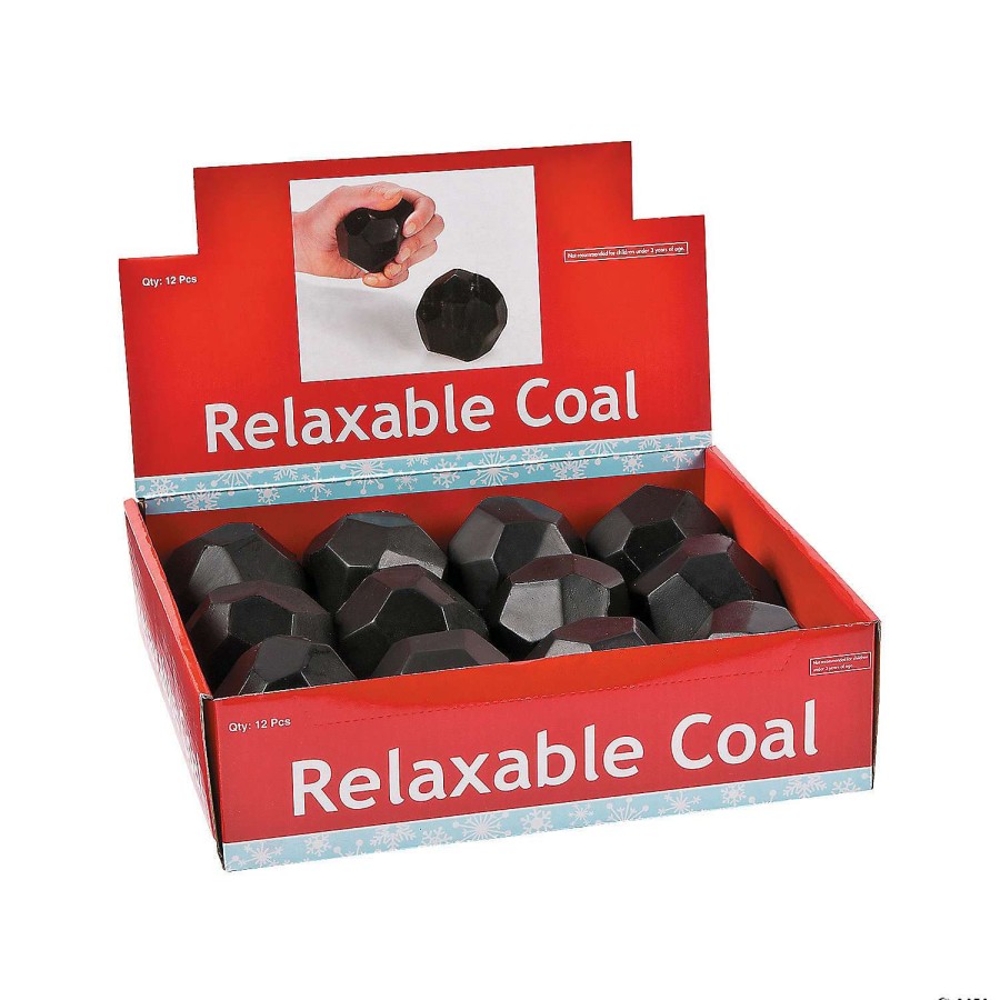 Stress Balls & Toys * | Best Reviews Of Lump Of Coal Stress Balls 12 Pc.