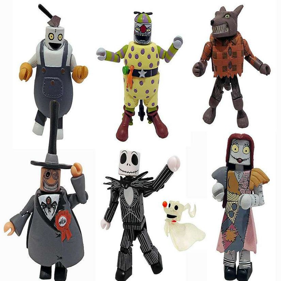 Character Toys * | Best Deal Nightmare Before Christmas Minimates Commemorative Collection Gift Set