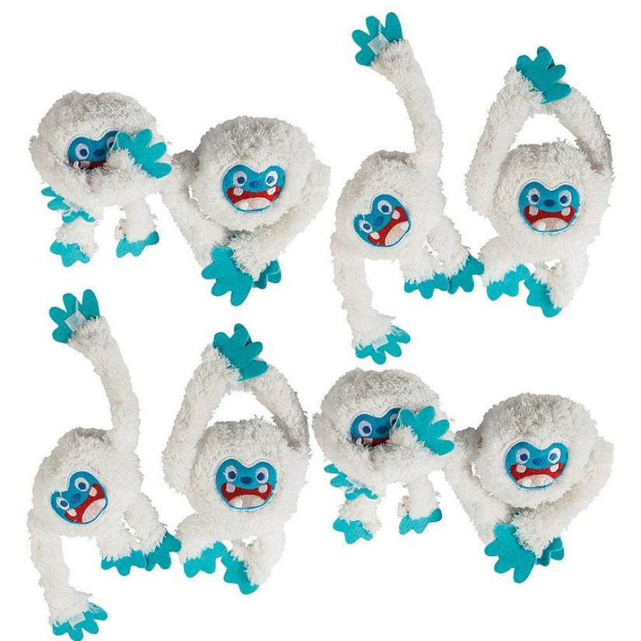 Plush Toys * | Cheapest Bulk Long Arm Stuffed Yetis 72 Pc.