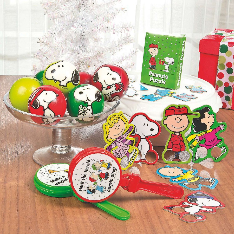 Stress Balls & Toys * | Discount Peanuts Christmas Stress Balls 12 Pc.