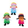 Plush Toys * | Promo Bulk Winter Scarf Plush Angel Assortment 50 Pc.